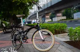 London Taxi sepeda Lipat Folding bike Ori