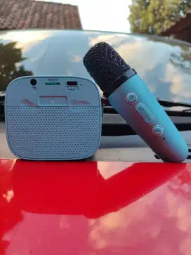 Speaker mini wireless set karaoke