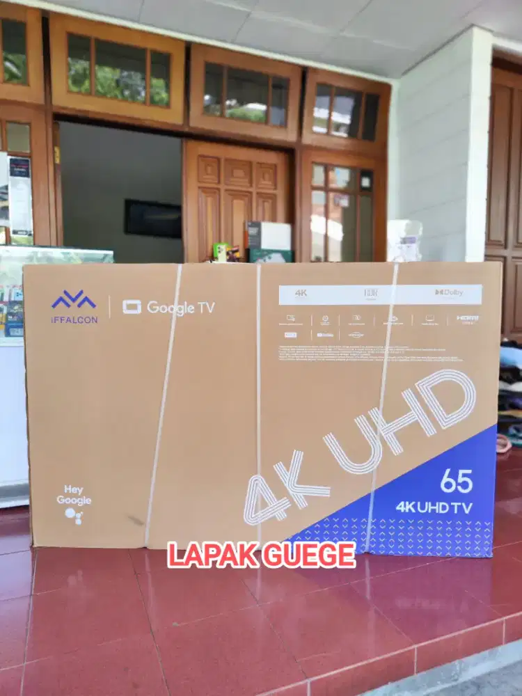 LED TV 65 INCH GOOGLE TV TCL IFFALCON 65U65 4K UHD DIGITAL baru resmi