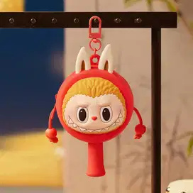 Rattle drum earphone bag case labubu POPMART ORI