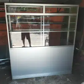 Rombong aluminium kondisi baru