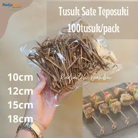 Tusuk Sate TEPOSUKI / Tusuk Sate KONDE - 100tusuk/pack