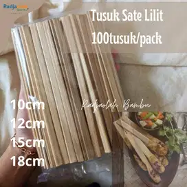 Tusuk Sate LILIT / Tusuk Sate KHAS BALI - 100tusuk/Pack