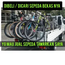 Cari & di beli sepeda bekas tak terpakai siap ambil lokasi sepeda nya