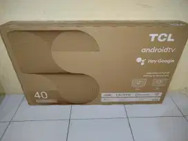 TCL android 40 inch baru