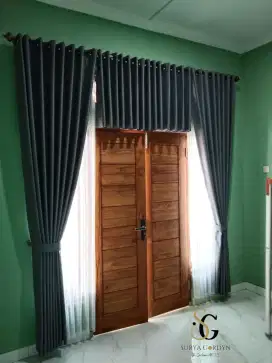 Gorden minimalis tirai