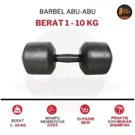 Barbel dumbel dumble plastik 1 KG KILO sampai 10 KG KILO