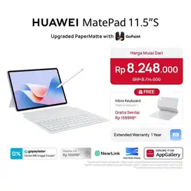 HUAWEI MatePad 11.5S PaperMatte Edition Tablet [8+256GB]