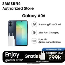 Samsung Galaxy A06 4/128GB Garansi Resmi Samsung Indonesia