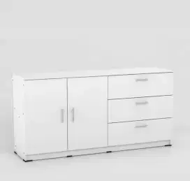 Deswar putih 3laci 2 pintu