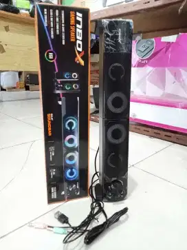 Speaker INBOX GS-07 SOUNDBAR GS07 Super BASS Gaming Speaker RGB