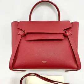 Celine micro belt bag red second