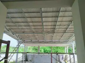 Jasa pasang Kanopi,Canopi,Carport Baja Ringan Atap Alderon Dll