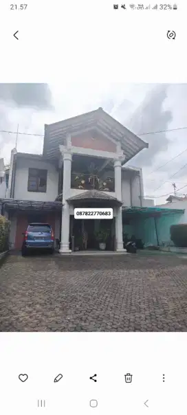 Jual rumah kantor strategis cikutra pahlawan gdsate dago paster bdg
