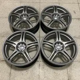 TMW GT-V Ring 18 4x100 4x114 Velg Ori Japan Original Jepang JDM R19