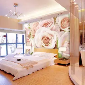 Jual gorden hordeng gordyn tirai jendela wallpaper dinding 3d custom