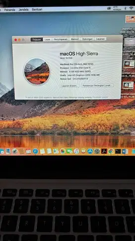 Macbook pro 2012