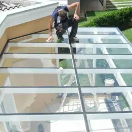 Canopy kaca mewah berkualitas