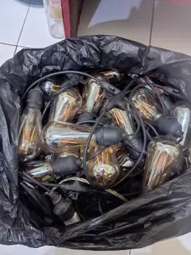 Jual lampu bekas buka cafee/angkringan 30Pcs 700Rb nego