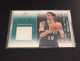 Kartu Basket Paul Gasol NBA SP game used upper deck 2003