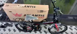 Sepeda Lipat Baru Atlantis 20 in Begigi remcakram bonus botol