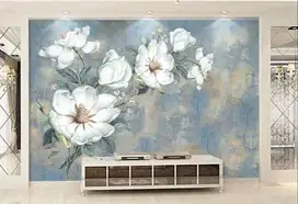 Jual gorden hordeng gordyn tirai jendela wallpaper dinding 3d custom