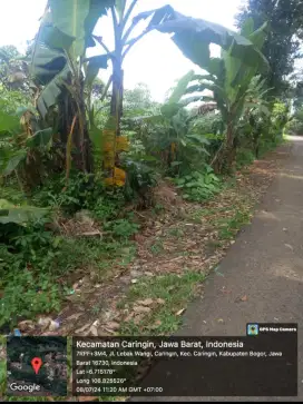 Dijual tanah tempat strategis deket jalan tol