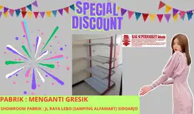 Jual promo Rak minimarket gondola pabrik