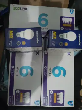 SDH PAS NET borongan lampu LED  Ecolink Philips hannochs 16pcs