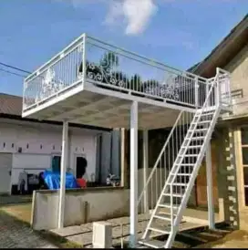 dak plat besi canopy