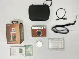 INSTAX MINI EVO BROWN FUJIFILM FULL SET USB C