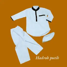 Setelan baju Koko manasik anak