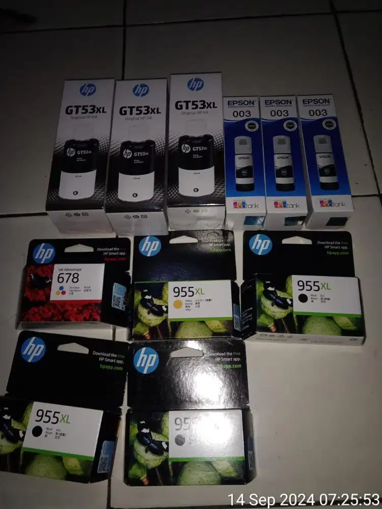 Jual beli tinta printer bekas