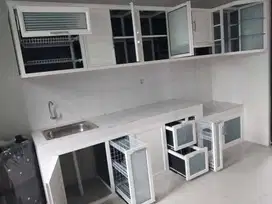 Kitchenset aluminium lemari bawah dapur almini