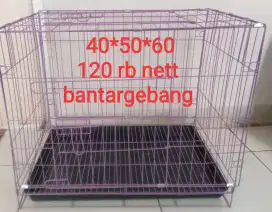 Kandang lipat besi 40*50*60