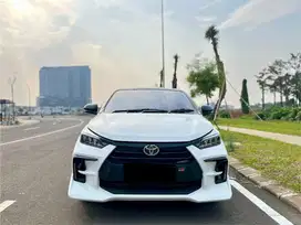 (KM 7 RB) Toyota New Agya GR SPORT A/T Putih Two Tone 2023 LIKE NEW