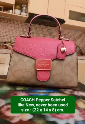 COACH Pepper Satchel