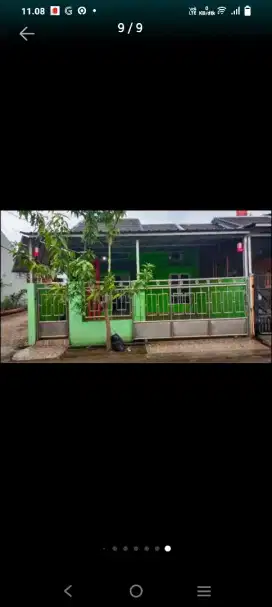 Dijual rumah di claster rajawali residen Rajek C 5