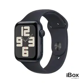 Apple Watch SE (Gen 2) 44mm GPS, Midnight, Aluminium Case, S/M