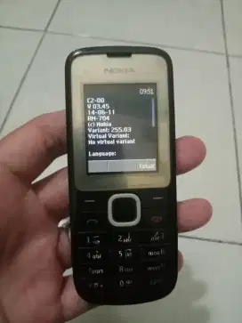 Nokia C2 00 hitam