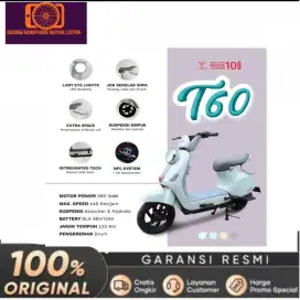 Sepeda listrik T60 original garansi resmi