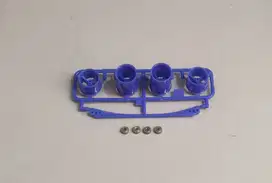 Tamiya Rep 15030 Wheel small wide velg lebar biru / ungu