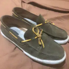Sepatu boat suede Polo by Ralph Lauren