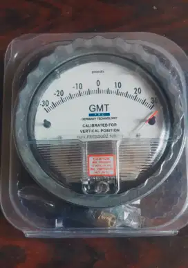 Indikator Tekanan Udara Magnehelic GMT, 30-0-30 Pascal,Jerman,Baru