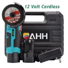 AHH Mini Angle Grinder Cordless Mesin Gerinda Tangan Baterai 12V