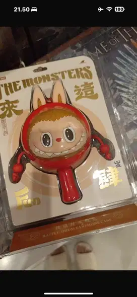 Casing Labubu The Monster Earphone