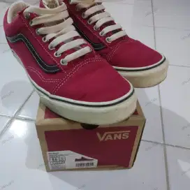 Vans Old Skool ukuran 40.1 26cm seri Earth Chili Pepper Marshmallow