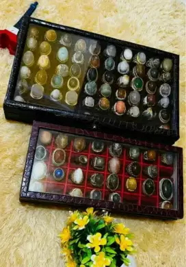 Cincin Batu Akik All Varian ORI+Case Exclusive (Langka+MURAH Bossku)