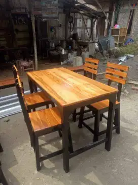 Jual set meja kursi warungan