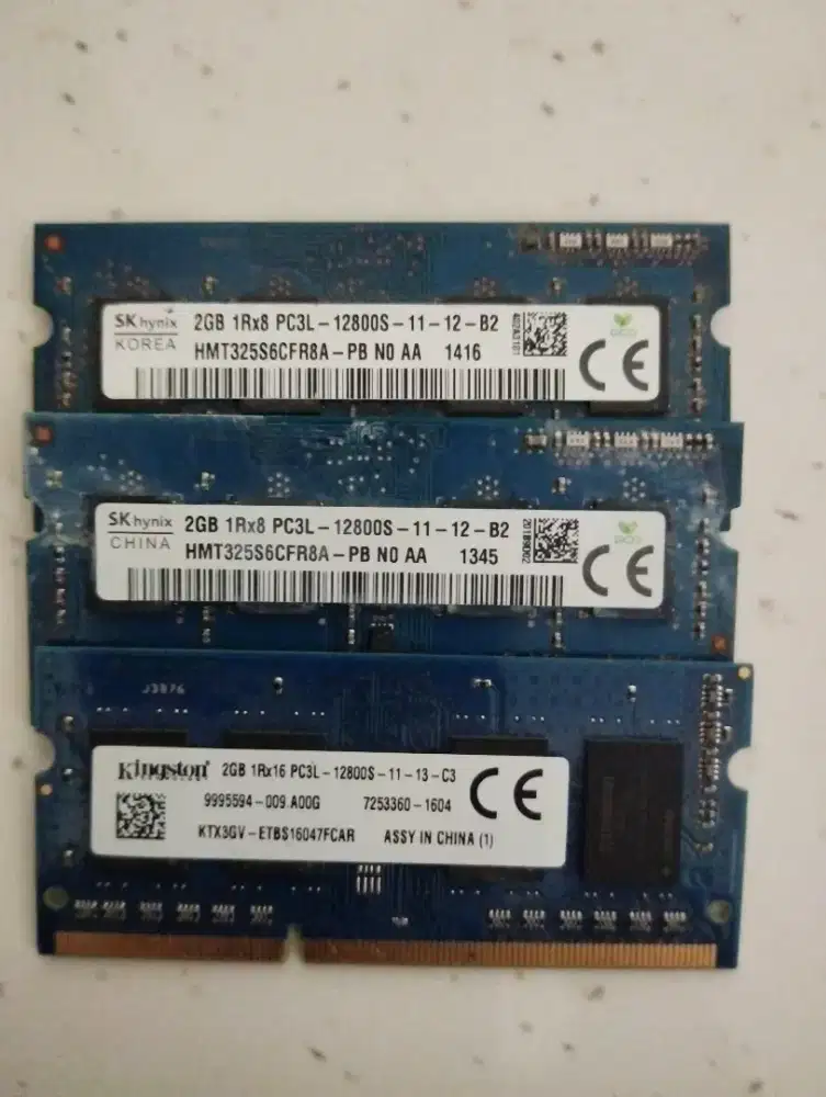 Memory Sodimm DDR3L 2GB